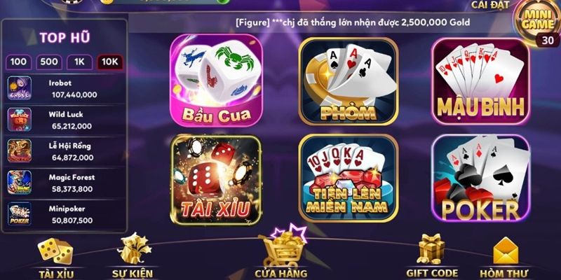 Các thể loại game bài đẳng cấp tại casino FB68