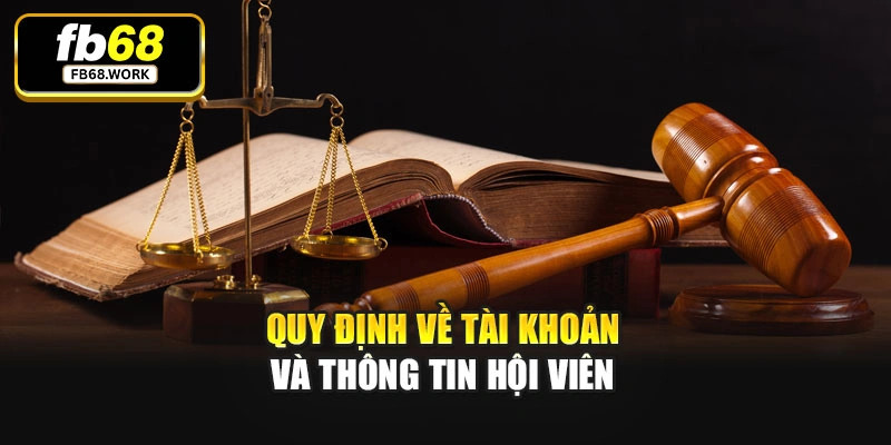 Quy định về tài khoản và thông tin hội viên